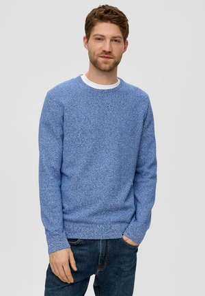 s.Oliver, MIT CREW NECK - Trui - ozeanblau