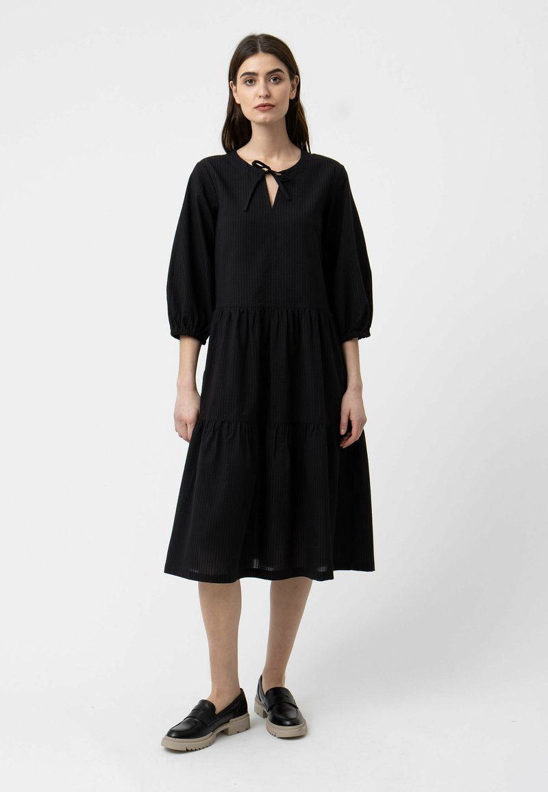 Damen Freizeitkleider | Lana Organic FJOLA Freizeitkleid schwarz - RY95546 Damen Freizeitkleider | Lana Organic FJOLA Freizeitkleid schwarz - RY95546