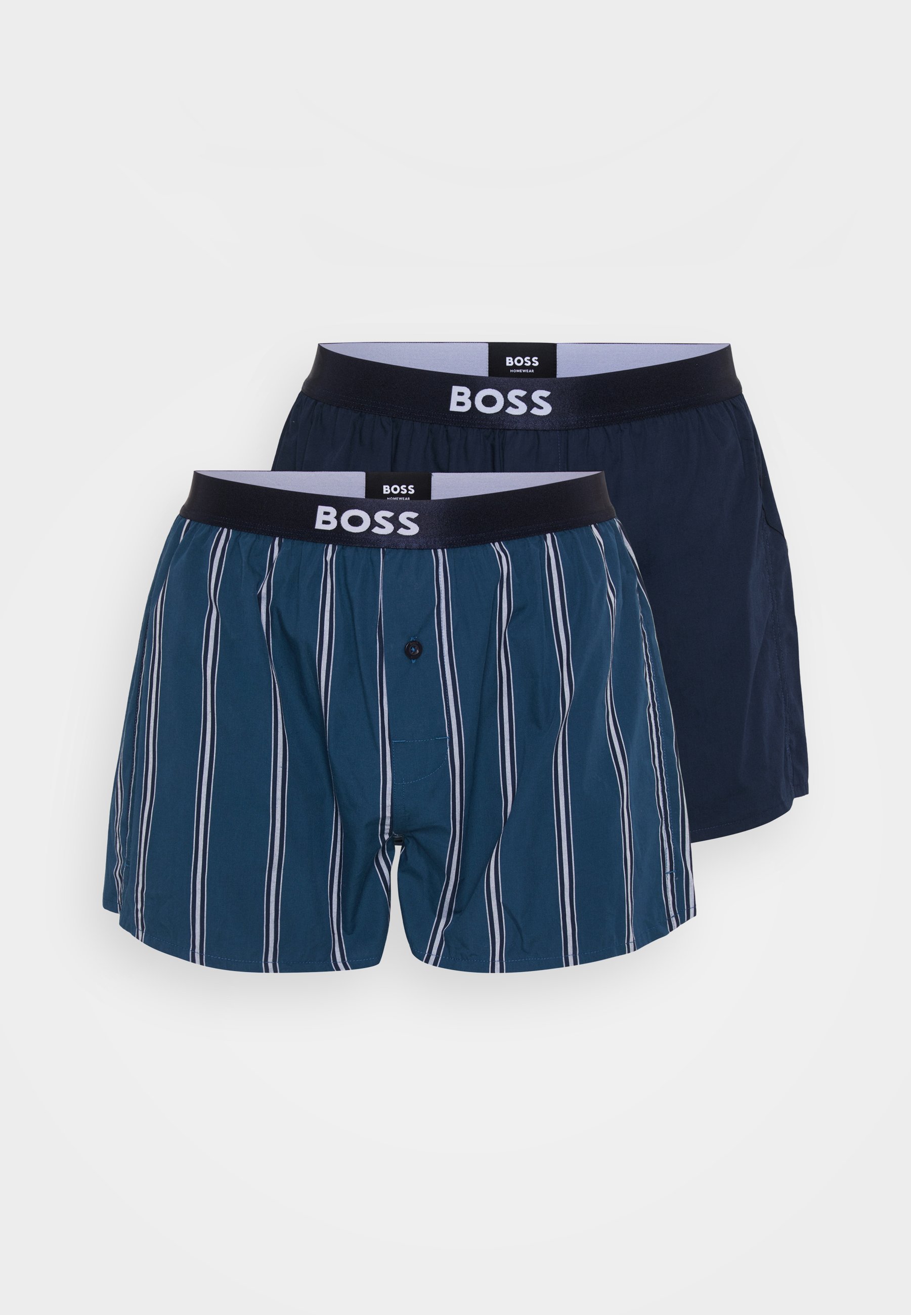 HUGO Herren Boxershorts Mit Logo – 95% Baumwolle, 5% Elasthan, Slip Mit Überziehverschluss