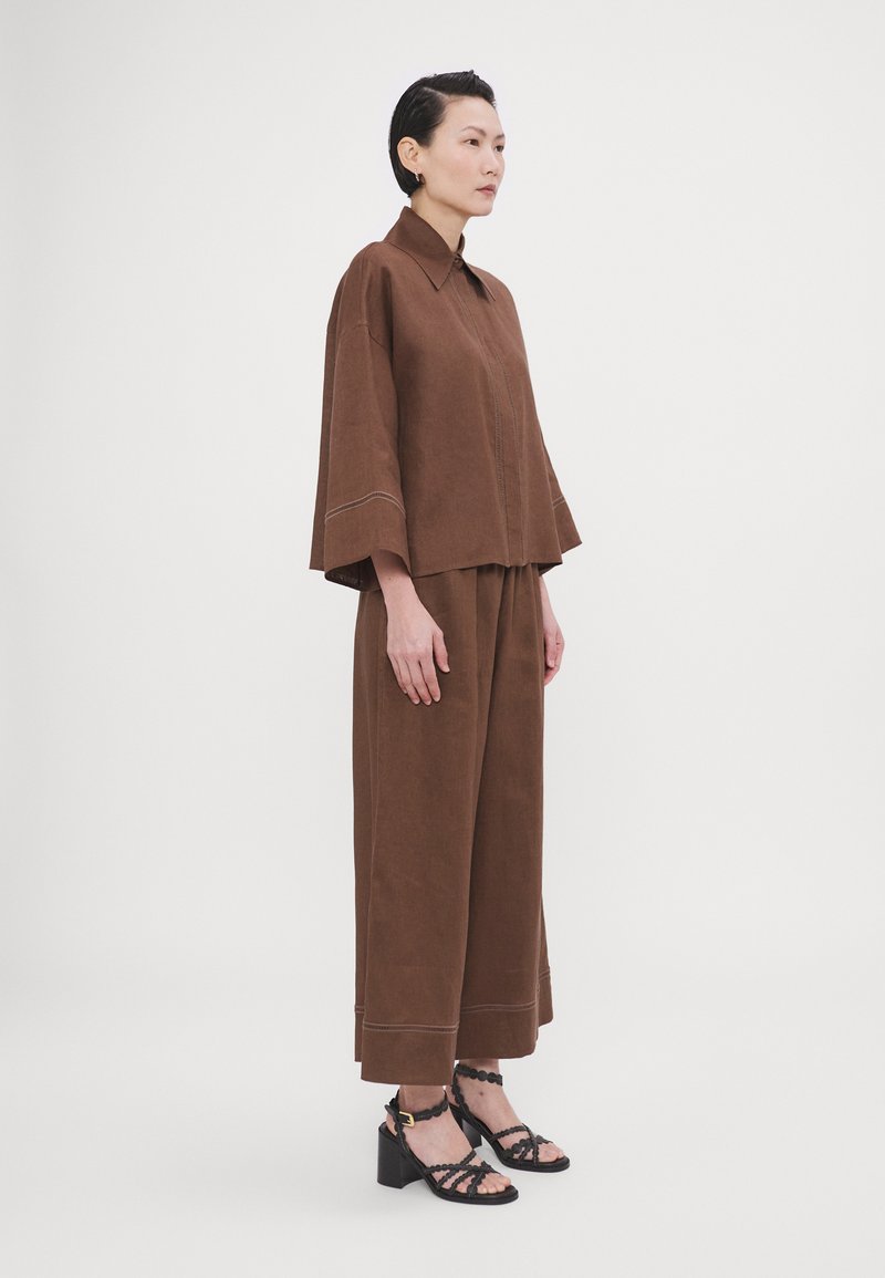 Max Mara Leisure ROBINIA - Camicia - cioccolato