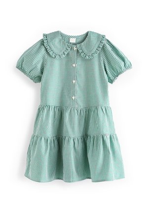 RICH SCHOOL GINGHAM TIERED PRETTY - Freizeitkleid - green