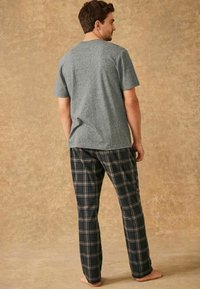 Next MOTIONFLEX COSY SET STANDARD - Nattplagg set - grey black check