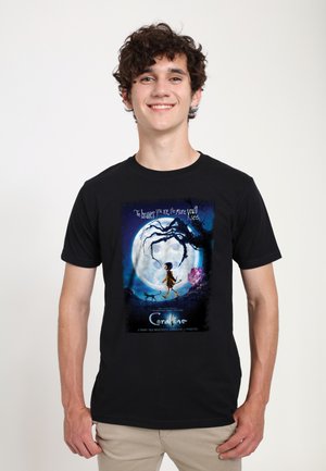 CORALINE MOON POSTER - T-Shirt print - black