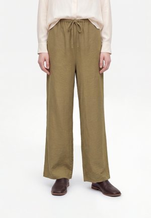 New Look Curves, CURVES  WIDE LEG BEACH  - Broek - khaki