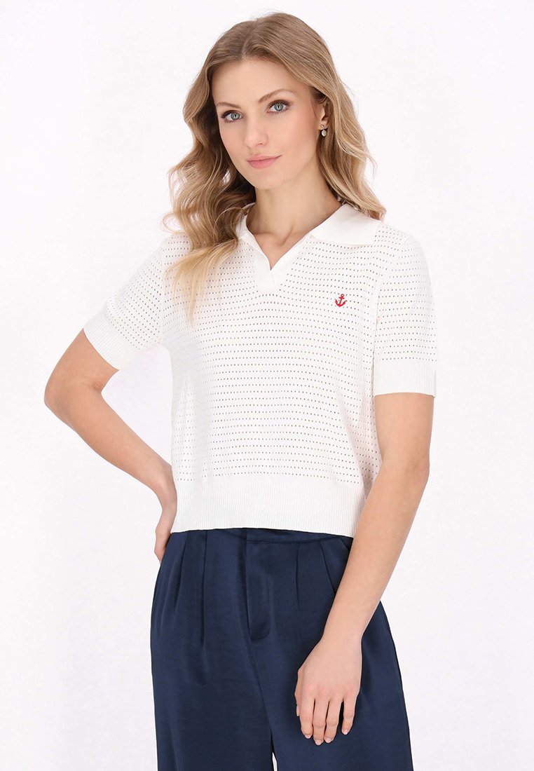 dreimaster T-shirt basic crème