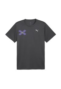 RUN DIGITOKYO GRAPHIC - Sport T-Shirt - dusky gray