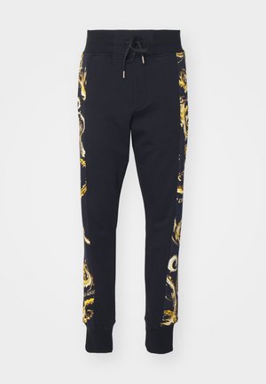 Versace Jeans Couture CHROMO - Treniņtērpa apakšdaļas - black/gold