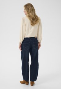Cream BAHREN ANKL BALLOON - Jeans relaxed fit - garland dark blue denim