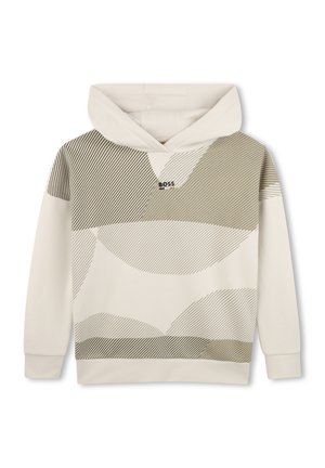 BOSS Kidswear, HOODED SWEATSHIRT KIDS TEENS - Sweat à capuche - ivory