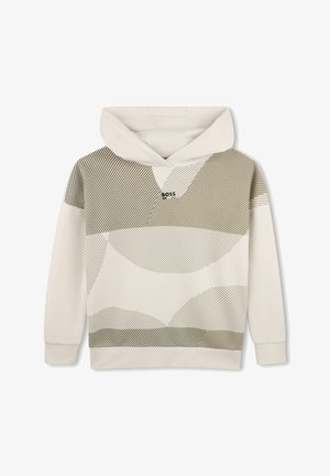 BOSS Kidswear, HOODED SWEATSHIRT KIDS TEENS - Sweat à capuche - ivory
