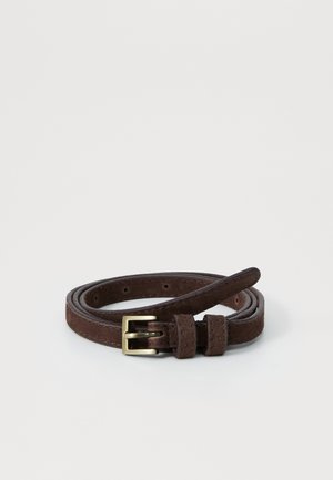 Becksöndergaard SUEDE ARIA BELT - Öv - hot fudge brown
