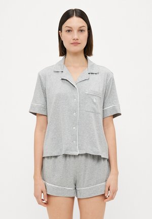 Polo Ralph Lauren SHORT SLEEVE PJ - Pyjama set - heather grey