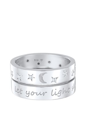 2 PACK SUN MOON - Bague - silberfarben