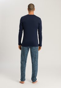 Hanro DAY SET - Nattplagg set - aqua paisley