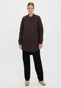 Vero Moda TRANSITIONAL JACKET - Light jacket - coffee bean