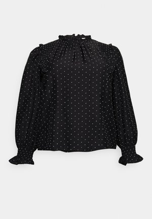 Object Curve OBJPETRI - Blouse - black/white