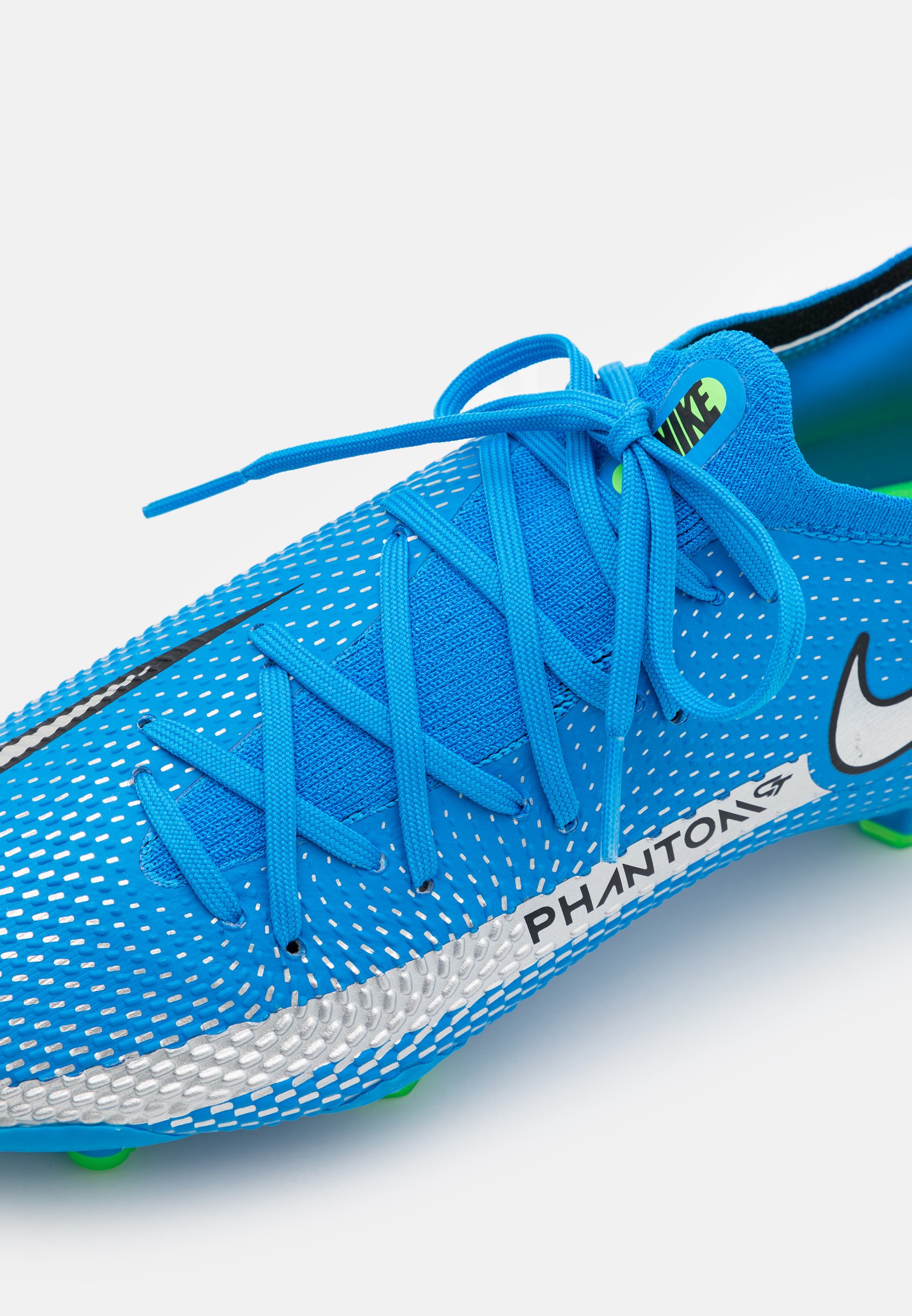 Nike Performance PHANTOM GT PRO FG - Voetbalschoenen met kunststof noppen -  photo blue/metallic silver/rage green/Blauw - Zalando.nl