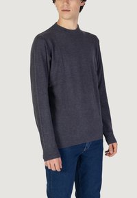 GAS AKIO SIMPLE - Maglione - dark grey