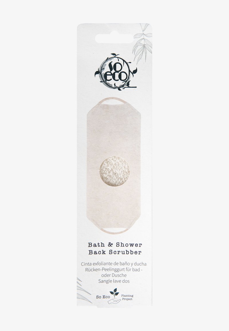 So Eco SO ECO BATH & SHOWER BACK SCRUBBER - Skincare tool - white