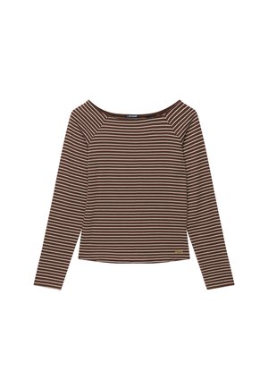 Superdry & Co, SUPERDRY - T-shirt à manches longues - chestnut brown stripe