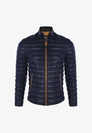 Felix Hardy, Leren jas - dark blue