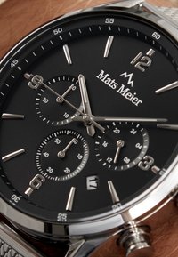 Mats Meier Montre à aiguilles - silber farbend