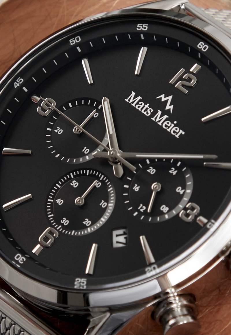 Mats Meier Montre à aiguilles - silber farbend