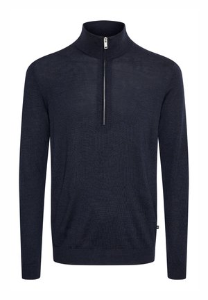 MAMASON SZ MERINO - Striktrøje - dark navy melange