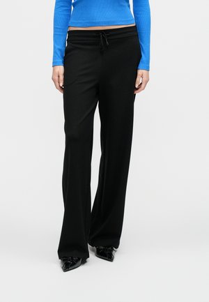 VMEVA WIDE STRING PANT - Tréningruha alsók - black