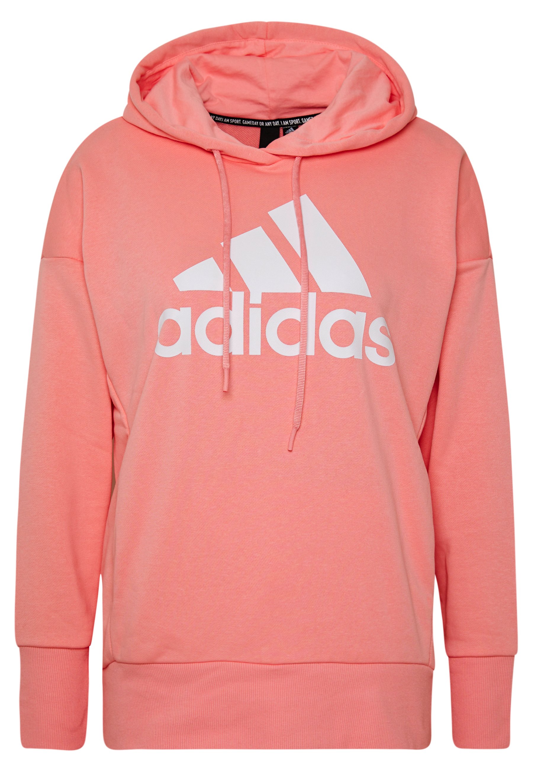 adidas Performance LONG Kapuzenpullover pinkwhite adidas Performance Sweatshirt pinkwhite Zalando.at