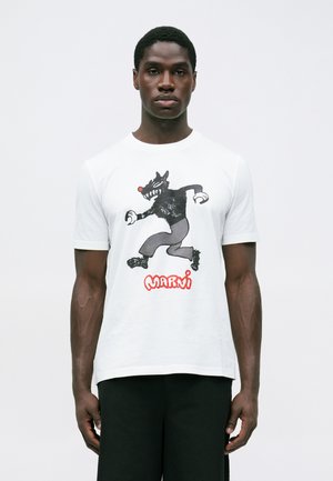 T-shirt print - white