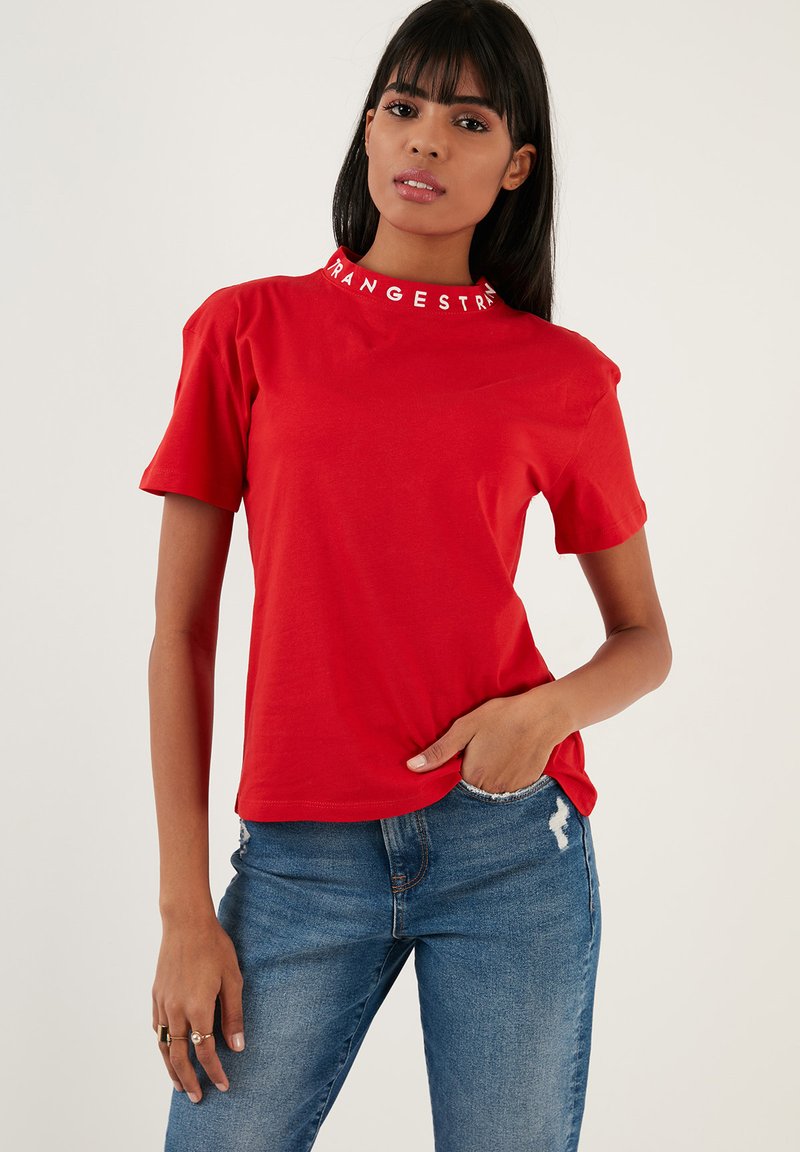 LELA REGULAR FIT - T-shirts print - red