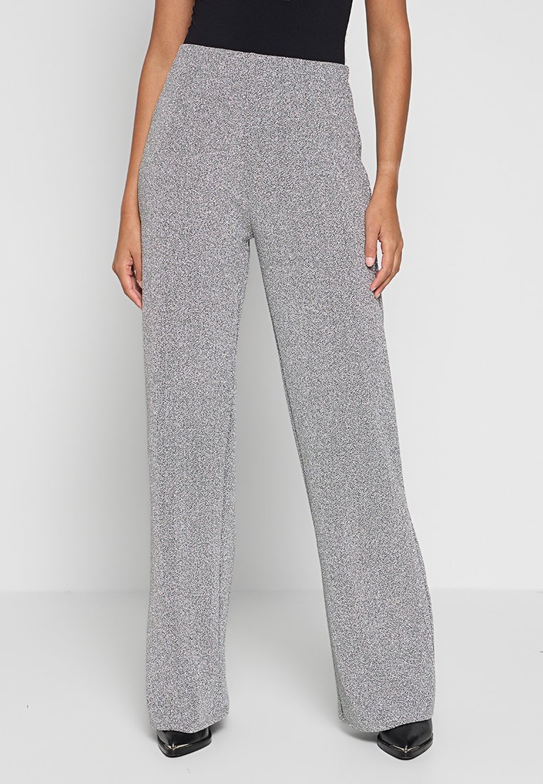 YAS Broek zilverkleurig YAS Broek zilverkleurig
