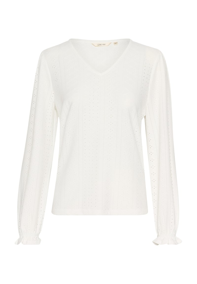 Cream Blouse wit