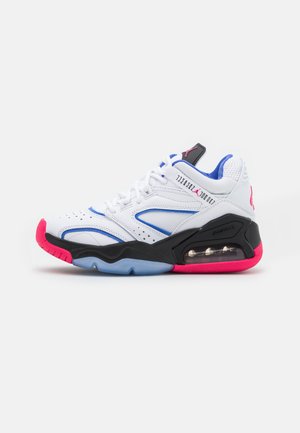 2700 POINT LANE UNISEX - Basketbalové boty - white/rush pink/medium blue/black/metalllic gold