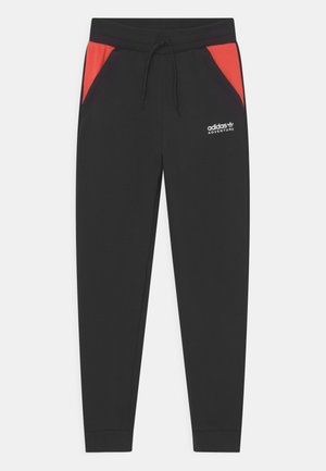 UNISEX - Pantalones deportivos - black/bright red