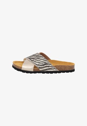 Palado by Sila Sahin, RIANEL WILD - Pantolette flach - taupe zebra