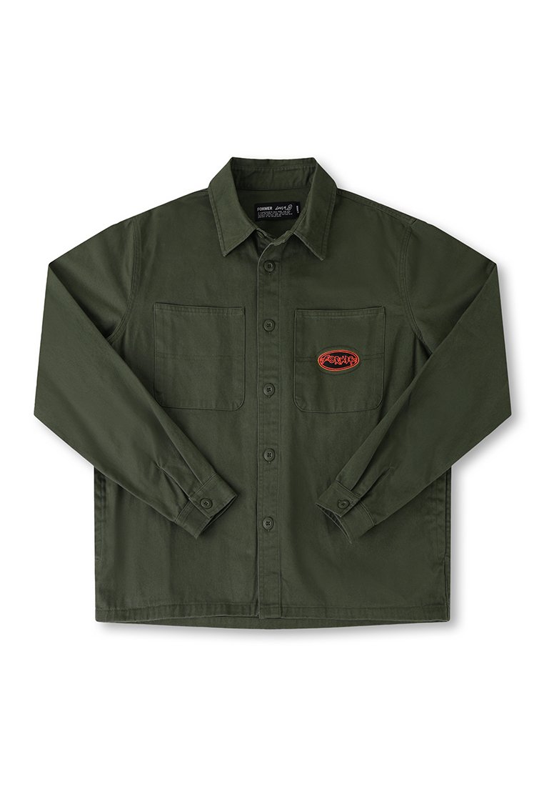 Former REYNOLDS FLATLINE OVERSHIRT Camicia khaki/cachi