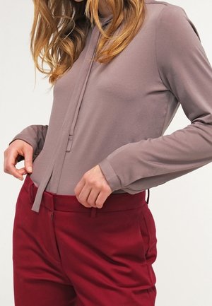 Långärmad tröja - mauve