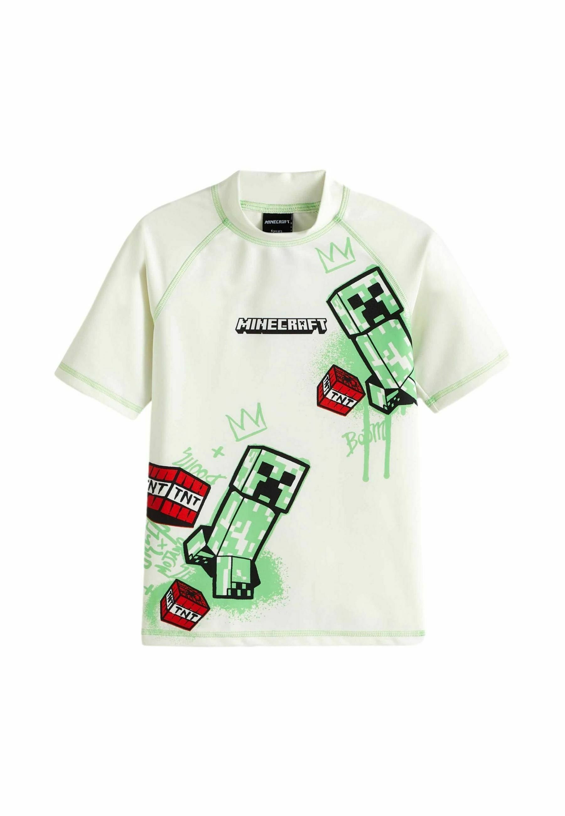 Next STANDARD Camiseta de lycra/neopreno minecraft green