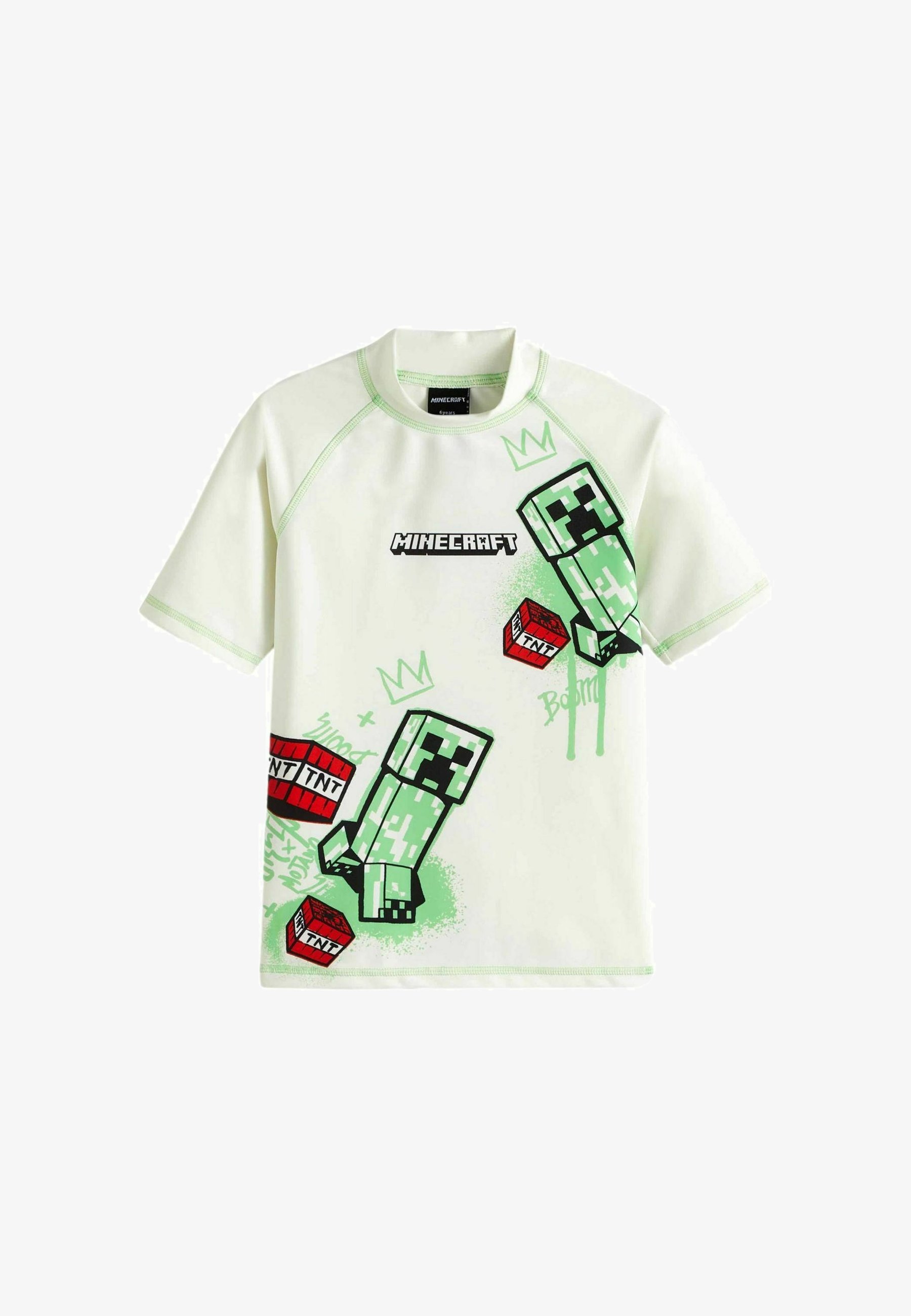 Next STANDARD Camiseta de lycra/neopreno minecraft green