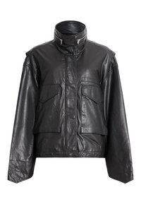CLAY - Veste en cuir - black
