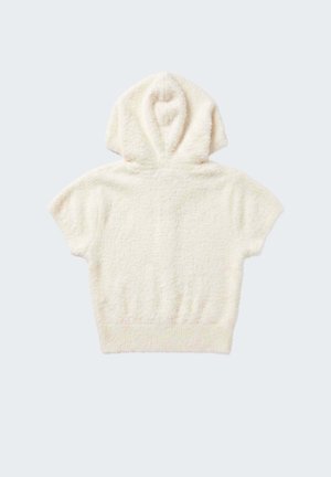 Project X Paris, DÉBARDEUR À CAPUCHE FLUFFY - T-shirt imprimé - crème camel
