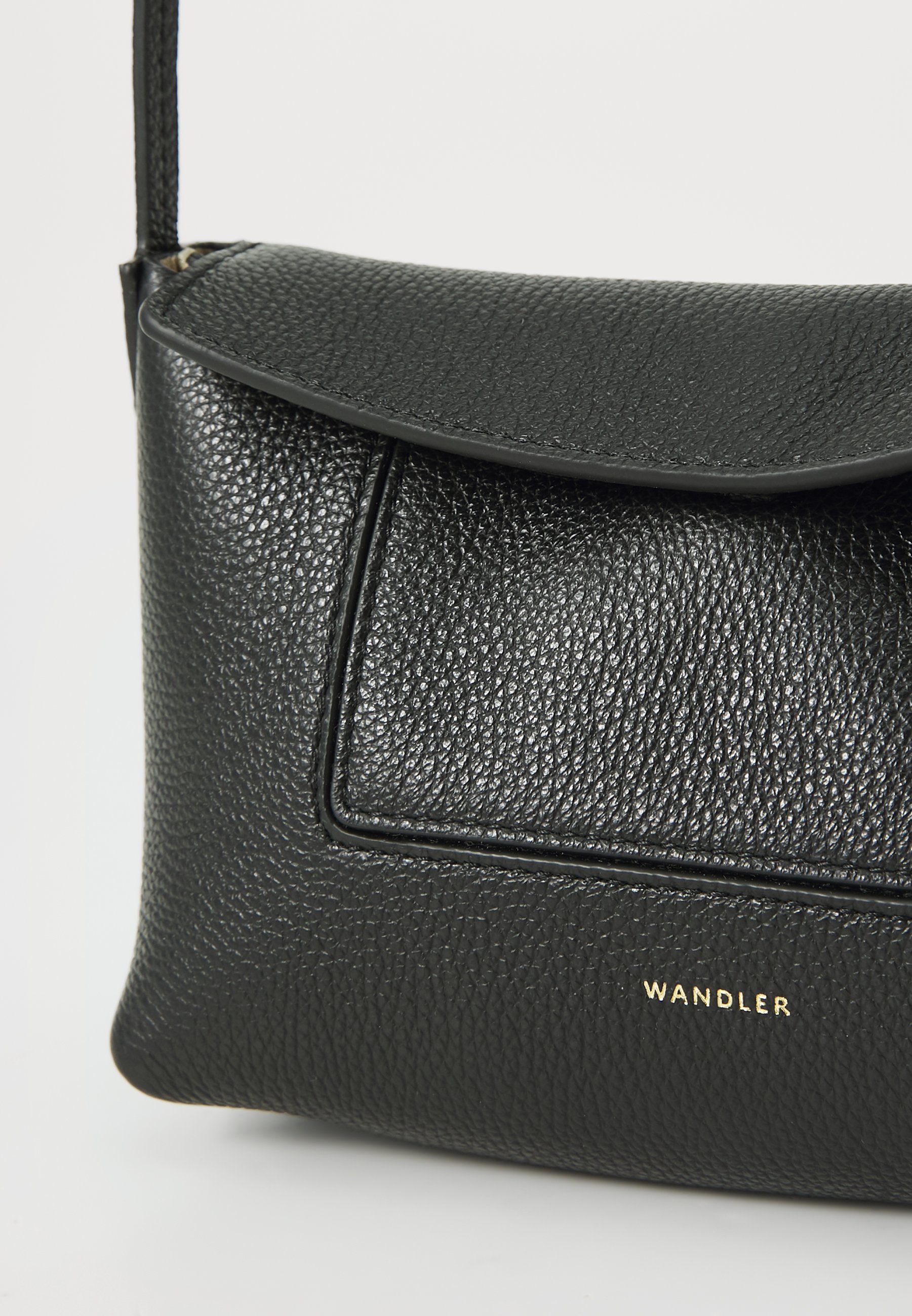 Wandler PENELOPE SLOUCH MINI - Cross body bag - black crust