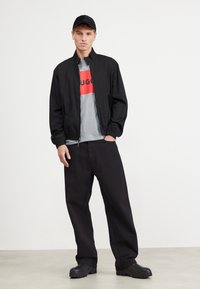 HUGO DULIVE - Tričko s potlačou - medium grey