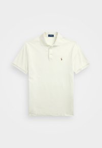 CUSTOM SLIM FIT SOFT COTTON POLO SHIRT - Πόλο - parchment cream