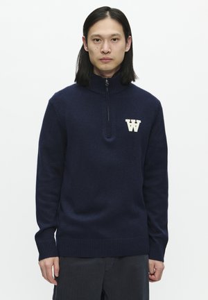 DOUBLE A BY W.W. WWTAY HALF ZIP - Jumper - salute