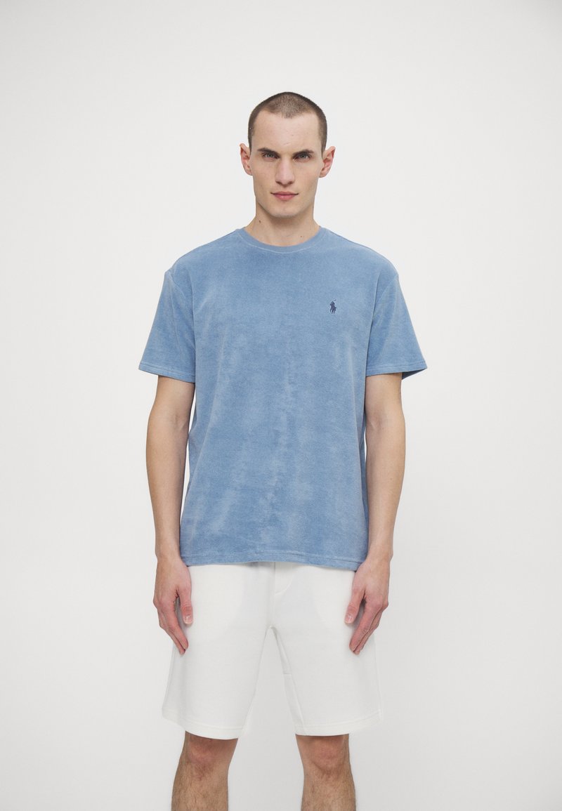 Polo Ralph Lauren CLASSIC FIT TERRY T-SHIRT - Pamata T-krekls - vessel blue