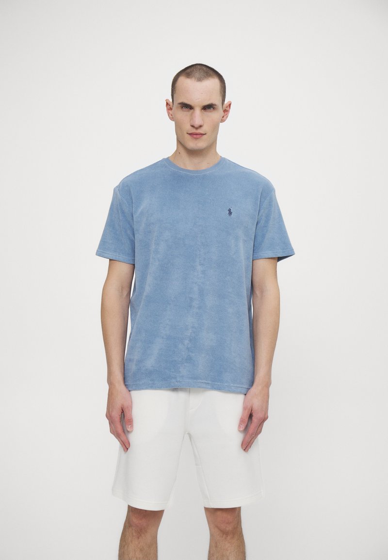 Polo Ralph Lauren - CLASSIC FIT TERRY T-SHIRT - T-shirt imprimé - vessel blue, Agrandir