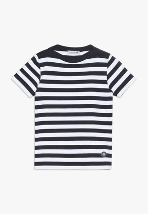 Armor lux CARANTEC MARINIÈRE - T-shirt imprimé - navire/blanc